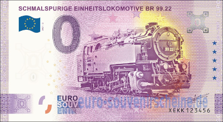 XEKK-2021-2 SCHMALSPURIGE EINHEITSLOKOMOTIVE BR 99.22 