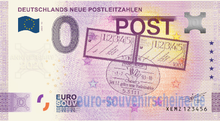 XEMZ-2020-16 DEUTSCHLANDS NEUE POSTLEITZAHLEN 