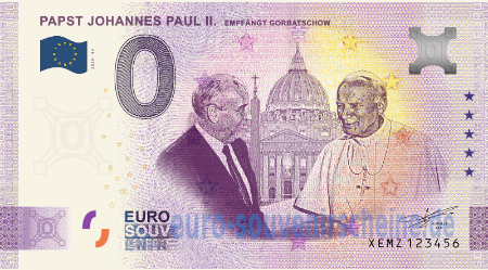 XEMZ-2021-49 PAPST JOHANNES PAUL II. EMPFÄNGT GORBATSCHOW