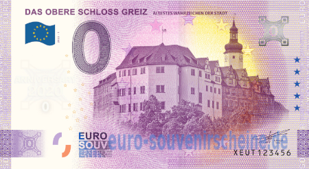 XEUT-2022-1 DAS OBERE SCHLOSS GREIZ  ÄLTESTES WAHRZEICHEN DER STADT