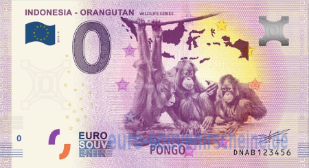 DNAB-2019-4 INDONESIA - ORANGUTAN WILDLIFE SERIES